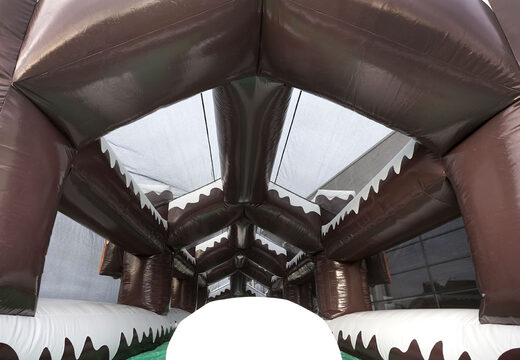 Compre pista de rodillos inflable única doble en tema de invierno para jóvenes y mayores. Ordene atracciones inflables de invierno ahora en línea en JB Hinchables España