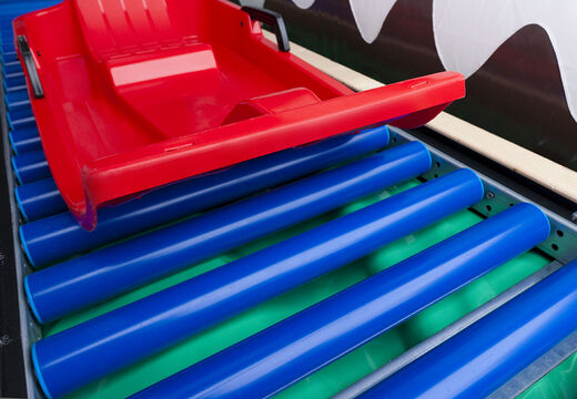 Ordene pista de rodillos inflable doble en tema de invierno para jóvenes y mayores. Compra ahora online atracciones hinchables de invierno en JB Hinchables España