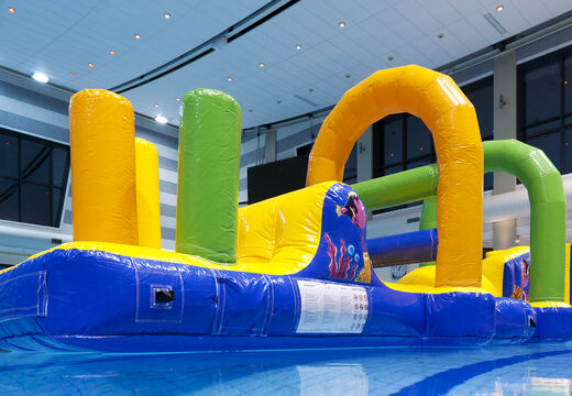 Compre una carrera de aventura en el mundo marino inflable hermética para jóvenes y mayores. Ordene atracciones acuáticas inflables ahora en línea en JB Hinchables España