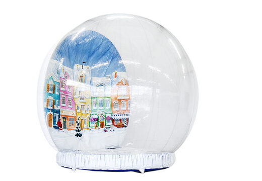 Koop een opblaasbare 4 meter snowglobe voor zowel jong als oud. Bestel opblaasbare winterattracties nu online bij JB Inflatables Nederland 