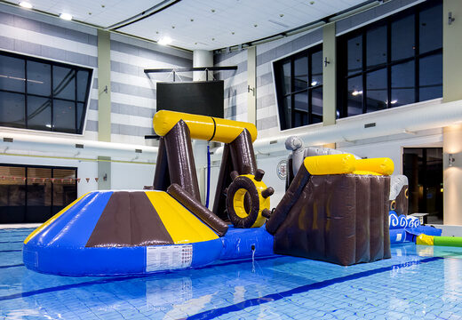 Compre una isla pirata hinchable y hermética con enredadera, torre de escalada, tobogán redondo y obstáculos para grandes y pequeños. Ordene juegos de piscina inflables ahora en línea en JB Hinchables España