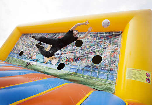 Compra portería de fútbol con cama hinchable para grandes y pequeños. Ordene ahora una portería de fútbol inflable con cama en línea en JB Hinchables España