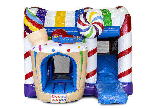 Castillo inflable multijugador para niños candyworld. Compre castillos inflables en línea en JB Hinchables España