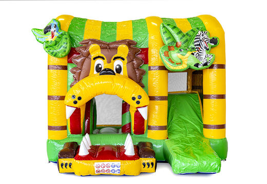 Ordene el castillo hinchable para niños de jungleworld multiplay. Compre castillos hinchables en línea en JB Hinchables España