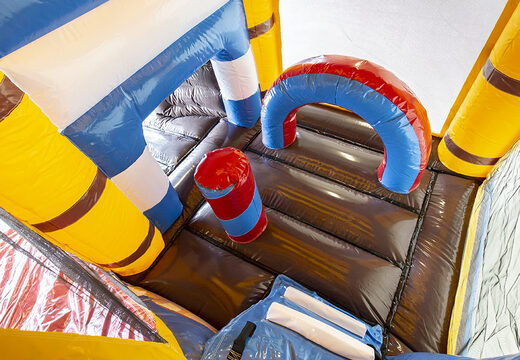 Compra castillo hinchable pirata multijugador con tobogán para niños. Ordene castillos hinchables en línea en JB Hinchables España