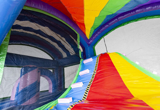 Castillo hinchable con temática de unicornio con tobogán para niños. Compre castillos hinchables en línea en JB Hinchables España