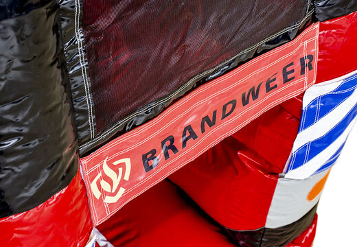 Compre un castillo hinchable con el tema del departamento de bomberos con un tobogán y objetos en 3D para niños. Ordene castillos hinchables en línea en JB Hinchables España