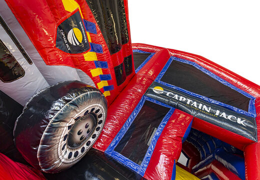Los inflables de interior personalizados Captian Jack Multiplay Fire Brigade son perfectos para cualquier evento. Compre castillo hinchable hechas a medida en JB Hinchables España