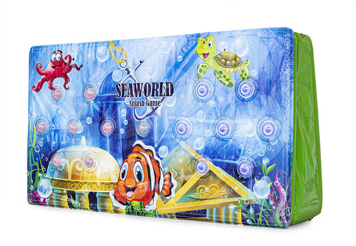 Compre un IPS Splash Wall inflable en el tema Seaworld con un rociador de agua en la parte superior para jóvenes y mayores. Ordene ahora los IPS Splash Walls inflables en línea en JB Hinchables España