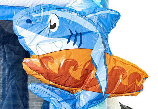 Pequeño castillo hinchable multijugador en temática Seaworld con tobogán para niños. Ordene castillos hinchables en línea en JB Hinchables España