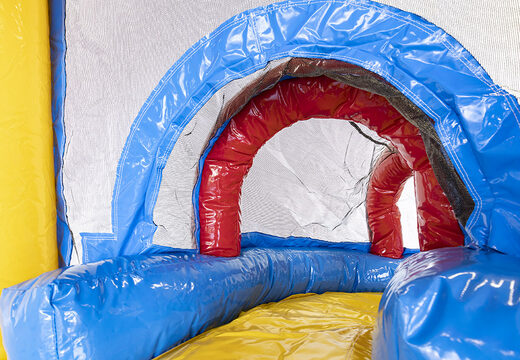 Compra pequeño castillo hinchable multijugador inflable con tema de fiesta y tobogán para niños. Ordene castillos hinchables en línea en JB Hinchables España