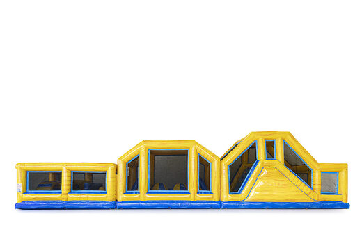 Pista americana hinchable modular de 19 metros en tema mármol, objetos 3D y una carrera doble en diferentes temas para niños. Compre pistas americanas inflables en línea ahora en JB Hinchables España