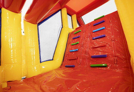 Compre una pista americana de 19 metros de largo en un tema estándar con objetos 3D adecuados para niños. Ordene pistas americanas inflables ahora en línea en JB Hinchables España