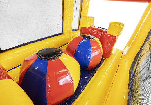 Compre una pista americana inflable modular de 19 m en tema estándar para niños. Ordene pistas americanas inflables ahora en línea en JB Hinchables España