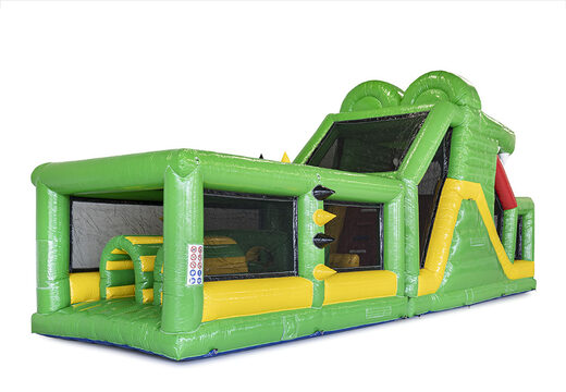 Pista americana inflable de cocodrilo con objetos 3D a juego para niños. Compre pistas americanas inflables en línea ahora en JB Hinchables España