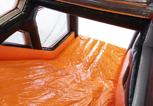 Comprar carrera de obstáculos hinchable modular giga de 40 piezas Big Log Slide para niños. Ordene carreras de obstáculos inflables en línea ahora en JB Hinchables España