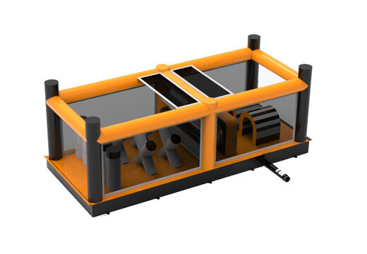 Pedido carreras de obstáculos modulares Giga en el tema Squeezer para niños. Compre carreras de obstáculos inflables en línea ahora en JB Hinchables España