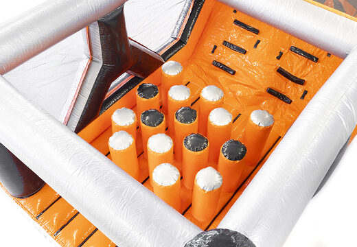 Obtenga su carrera de obstáculos Survival Run para niños en línea ahora. Ordene carreras de obstáculos inflables en JB Hinchables España