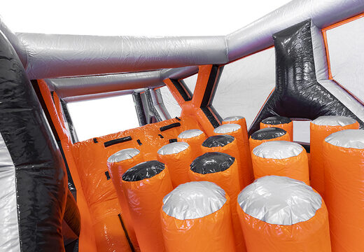 Compre un curso de asalto modular inflable de 40 piezas giga Survival Run para niños. Ordene carreras de obstáculos inflables en línea ahora en JB Hinchables España