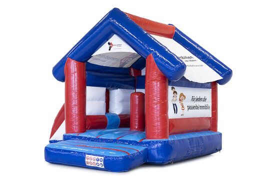 Compre EU Immobilien hinchable personalizado castillo hinchable multifun en diferentes formas y tamaños. Hinchables promocionales en todas las formas y tamaños hecho en JB Hinchables España