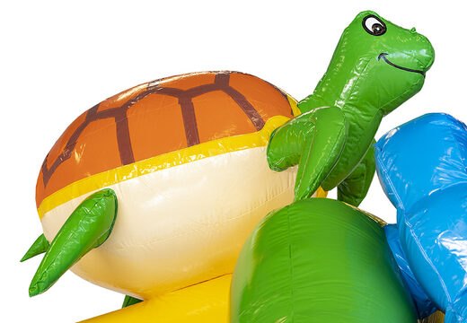 Ordena castillo inflable con una combinación de tobogán en hawaii temático en JB Hinchables España. Compra castillos inflables en línea ahora