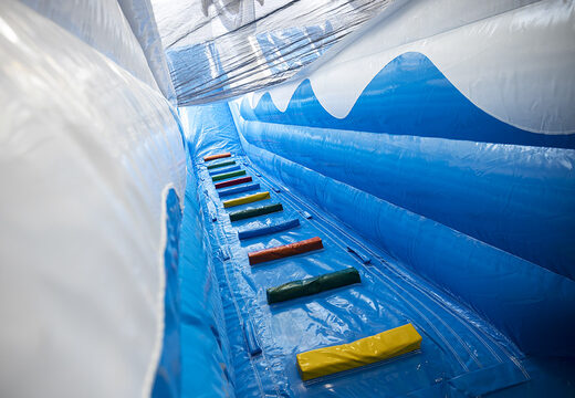 Perfecto tobogán inflable con temática de delfines con objetos 3D a pedido para niños. Compre toboganes inflables ahora en línea en JB Hinchables España