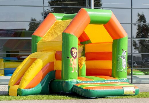 Compra un mediano multifun castillo inflable de interior en tema de selva para niños. Compra inflables en línea en JB Hinchables Españapra inflables en línea en JB Inflatables