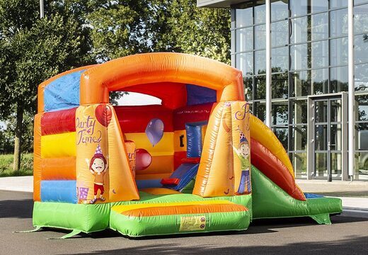 Pequeño castillo hinchable de interior multifuncional a la venta en tema de fiesta para niños. Compra castillos hinchables en línea en JB Hinchables España