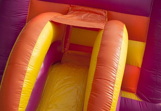 Compra un mediano castillo hinchable multifun interior en tema de princesa para niños. Compra castillos hinchables en línea en JB Hinchables España