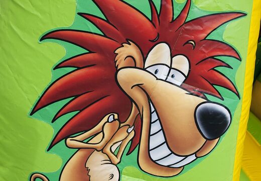 Ordena un pequeño castillo inflable interior con temática de selva. Ordena castillos hinchables en línea en JB Hinchables España