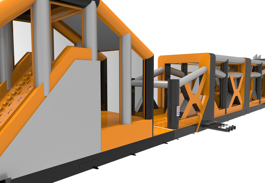 Pista americana inflable gigante de 48,5 m de largo para niños. Ordene pistas americanas inflables ahora en línea en JB Hinchables España