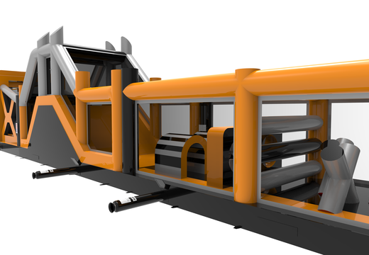 Pista americana inflable gigante de 48,5 m de largo para niños. Ordene pistas americanas inflables ahora en línea en JB Hinchables España