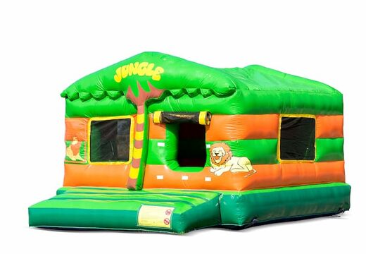 Compre castillo inflable de juego de pelota interior divertido en el tema de la jungla para niños. Ordene castillos inflables en línea en JB Hinchables España
