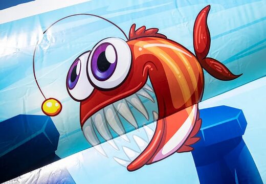 Compre un gran parque inflable de burbujas abiertas con temática de seaworld para niños. Ordene  castillos hinchables en JB Hinchables España