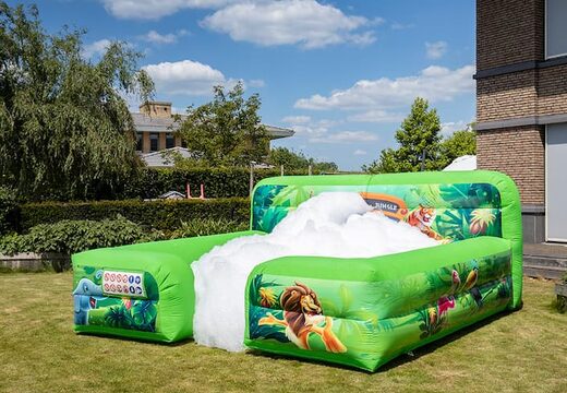 Opblaasbare schuim bubble boarding in jungle thema kopen voor kinderen