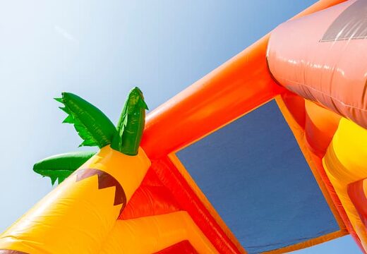 Gran castillo hinchable pirata de interior abierto multijugador con tobogán para niños. Compre castillos hinchables en línea en JB Hinchables España