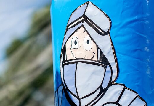 Ordene el castillo hinchable grande abierto multijugador de interior con tobogán para niños. Compre castillos hinchables en línea en JB Hinchables España