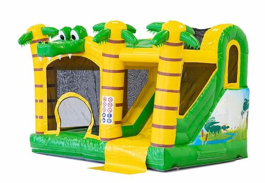 Compre castillo hinchable multijugador inflable con tema de cocodrilo con o sin bañera para niños en JB Hinchables España. Ordene castillos hinchables en línea en JB Hinchables España