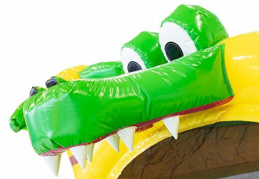 Ordene una castillo inflable multijugador con tema de cocodrilo con o sin bañera para niños en JB Hinchables España. Compre castillo inflables en línea enJB Hinchables España