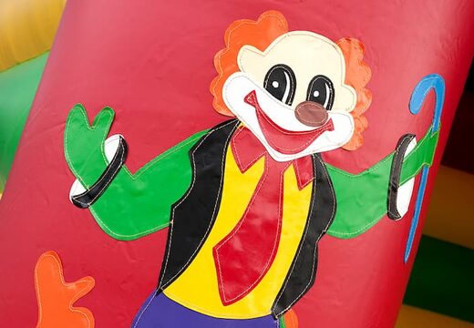 Compra carrusel castillos hinchables estándar con tema de circo para niños. Ordene castillos hinchables en línea en JB Hinchables España