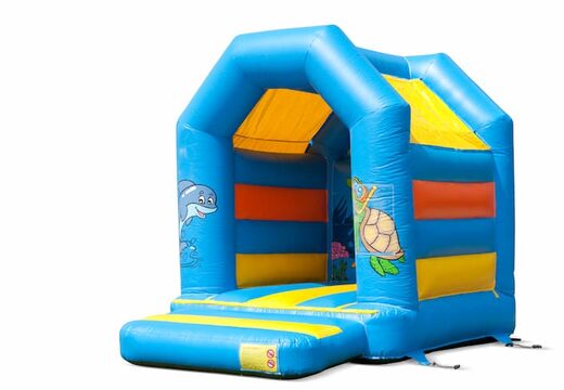 Klein overdekt springkussen kopen in thema seaworld voor kinderen