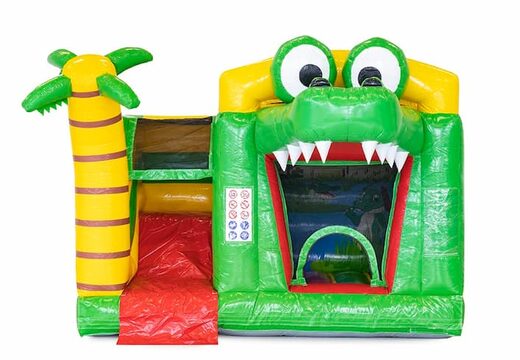 Ordene un castillo hinchable multifuncional de cocodrilo con bañeras conectables en JB Hinchables España. Compre castillos hinchables en línea en JB Hinchables España