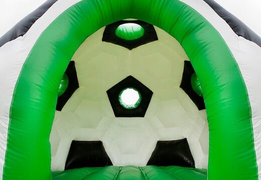 Ordene castillo inflable redondos de fútbol de JB Hinchables España. Compre castillo inflable en línea en JB Hinchables España