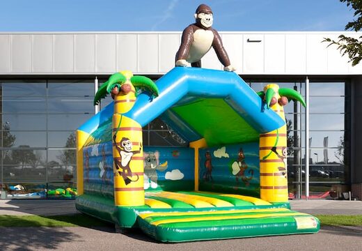 Compra un grande castillo inflable con un tema selva para niños. Compra castillos inflable en línea en JB Hinchables España
