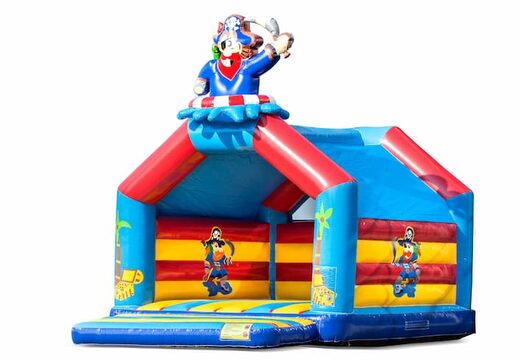 Compre un gran castillo hinchable interior con un tema de pirata para niños. Ordena castillos hinchables en línea en JB Hinchables España