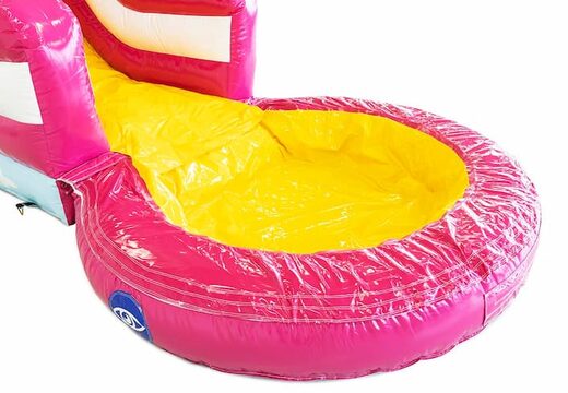 Compre un pequeño castillo inflable con techo, tobogán y baño en un tema de unicornio en JB Hinchables España. Ordene castillos inflable en línea en JB Hinchables España