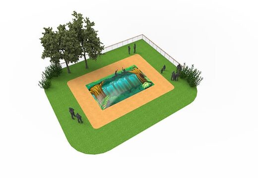 Comprar tema de montaña en el bosque para niños. Ordene ahora en línea airmountains hinchables en JB Hinchables España