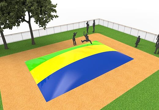 Comprar hinchable airmountain en color verde-amarillo-azul para niños. Ordene ahora en línea airmountains hinchables en JB Hinchables España