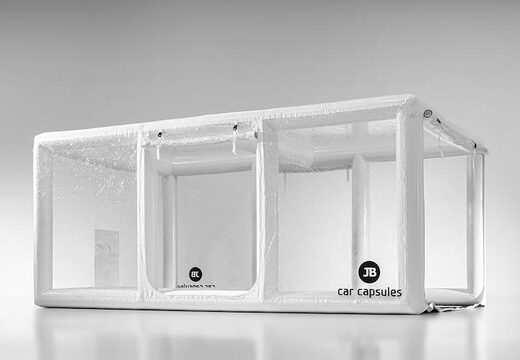 comprar cápsula hinchable de coche Showcase para usar vehículo en blanco