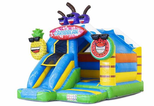 Tobogán Combo Tema Caribeño Gorila Inflable Con Tobogán A La Venta Para Niños